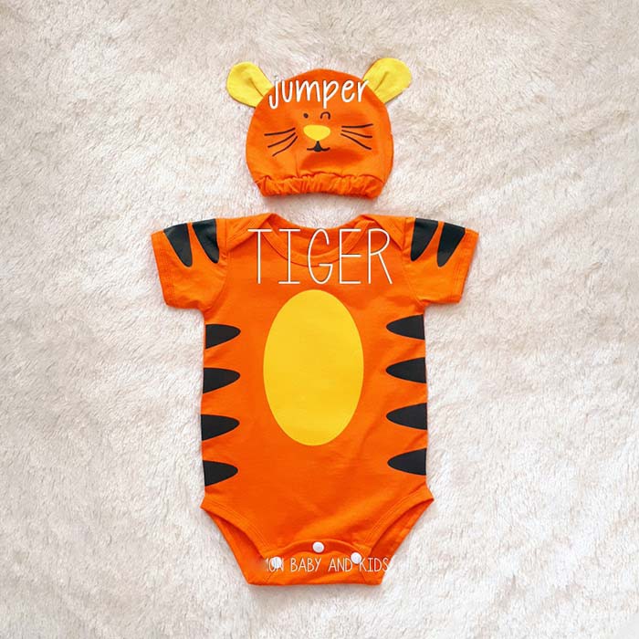Jumper Bayi Lucu Karakter Harimau Tiger