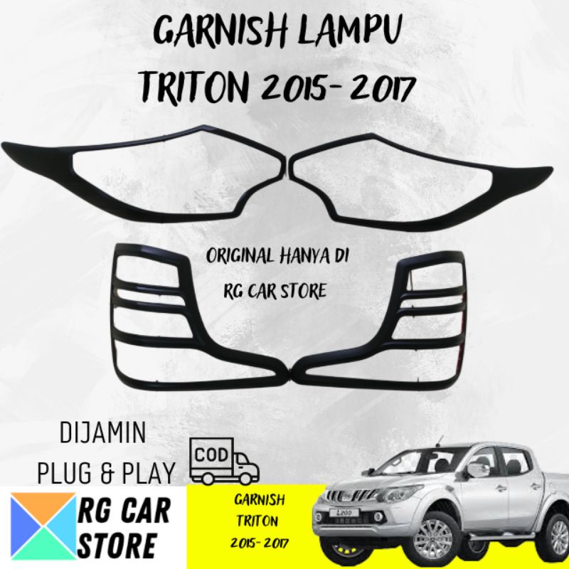 GARNISH LAMPU TRITON 2017 DIJAMIN PNP BERKUALITAS