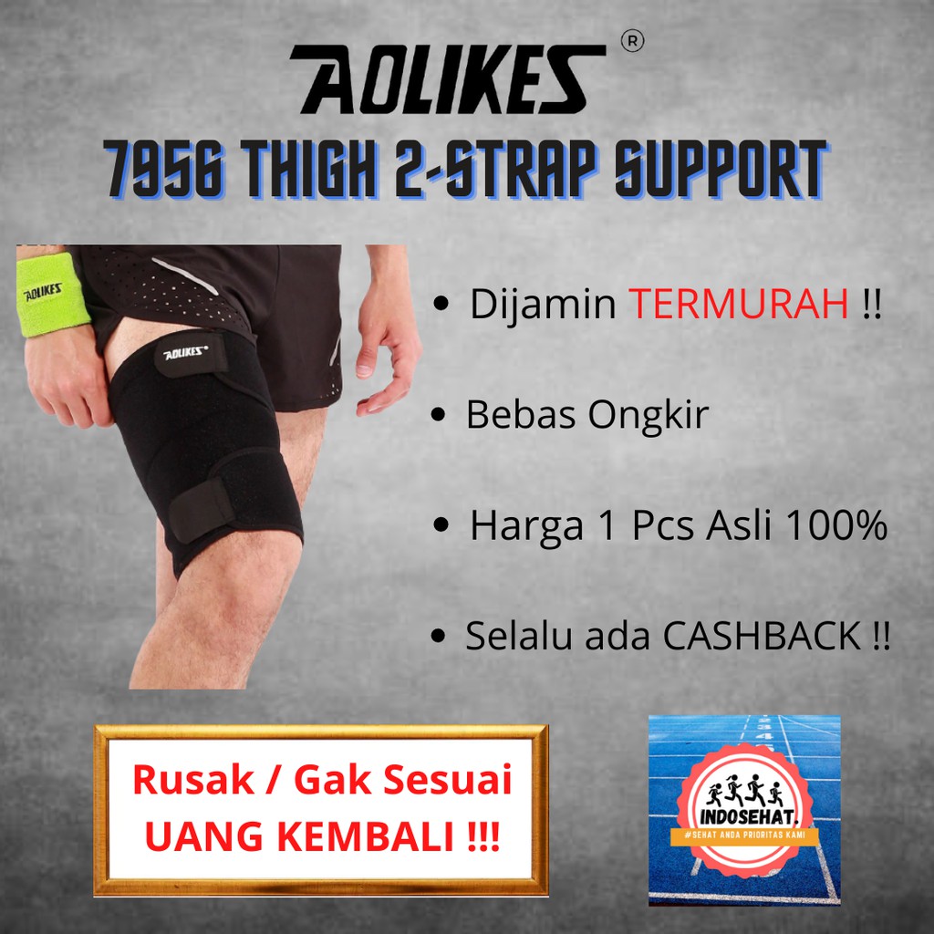 AOLIKES 7956 Adjustable Thigh Support - Alat Bantu &amp; Pelindung Paha