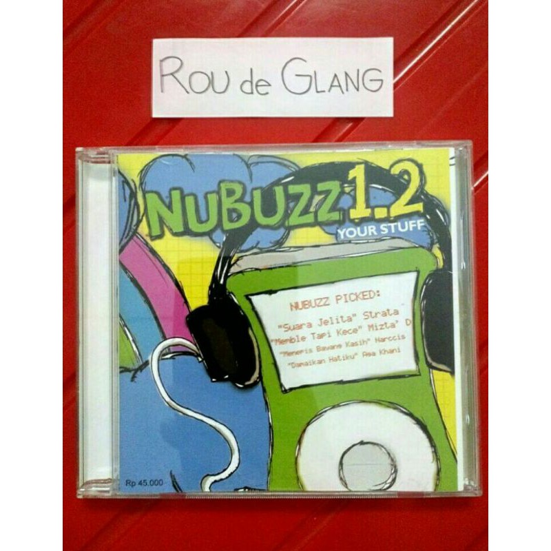 CD Nu Buzz 1.2 band group pop rock indie alternative musik kaset vcd dvd