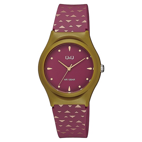 Q&amp;Q QnQ QQ Original Jam Tangan Wanita Motif Lucu Analog Rubber - V10 V10A Water Resist 10 BAR