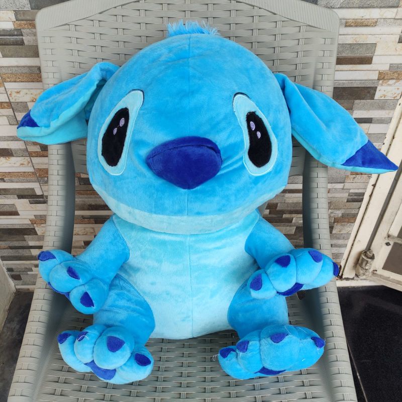 [TERBARU] Boneka Stitch Ukuran XL warna Biru cocok untuk kado / Boneka karakter stitch