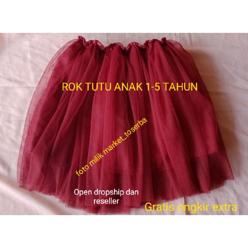 Rok Tutu Anak 1-5 Tahun Bawahan Kain Tile