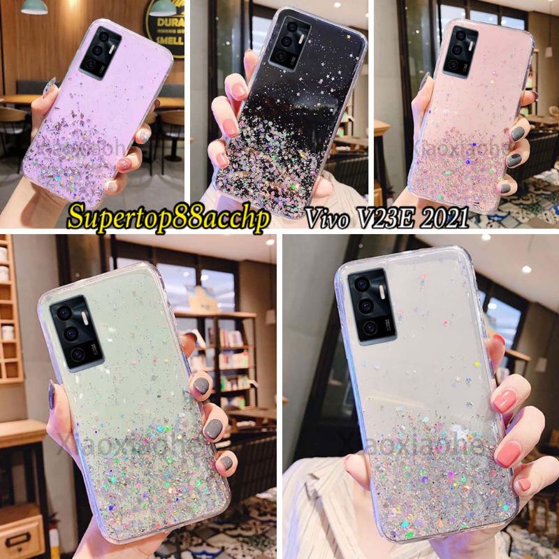 Vivo Y21 Y21S Y21A Y33S Y33T Y15S Y01 Y51 Y51A Y53S V21 5G V21 4G V23E V23 5G Casing SoftCase Tpu Bhn Premium Glitter