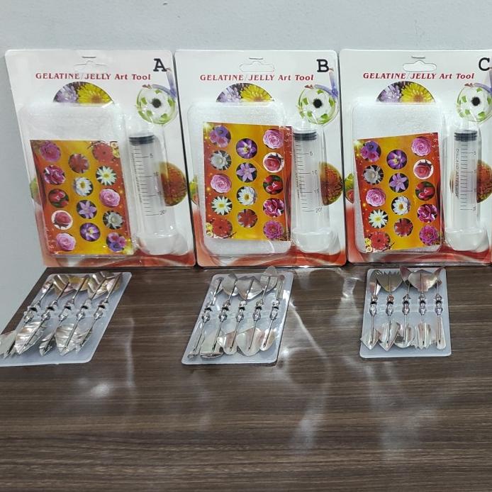 

Jelly Art Tools Pudding Tipe A -E Penghias Pudding Tipe A-E