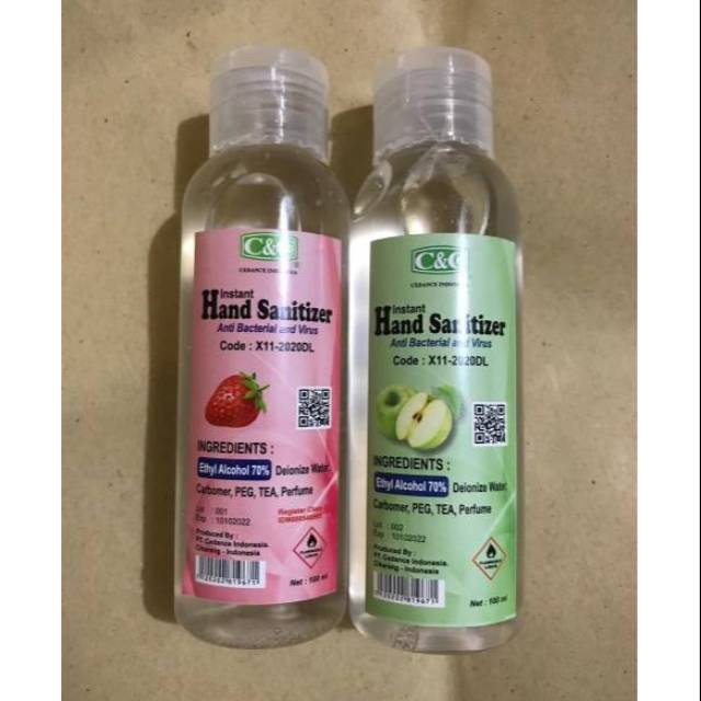 Hand sanitizer C&amp;c 100 ml ori