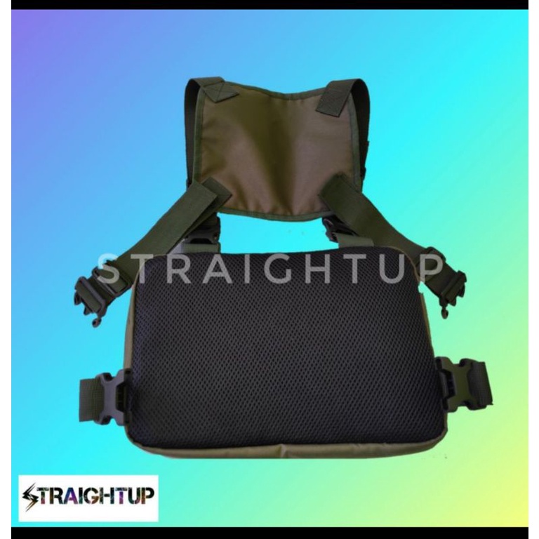 Chest Bag Chest Ring BagTactical Army Tas Dada Besar