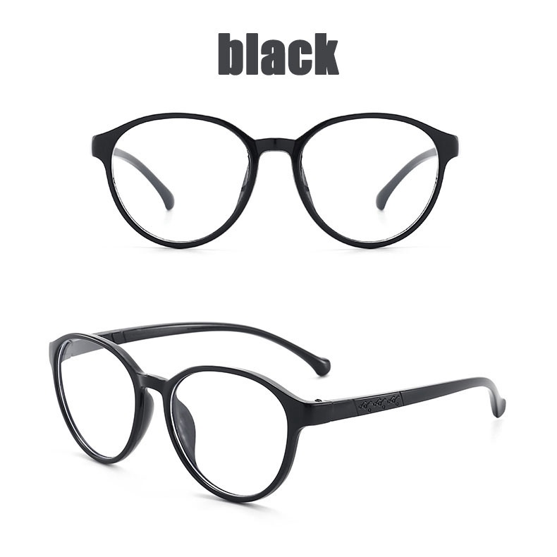 COD Kacamata Anak Anti Radiasi Kacamata anak Pelindung Anti Cahaya Biru Yang Fleksibel S-Anak-black