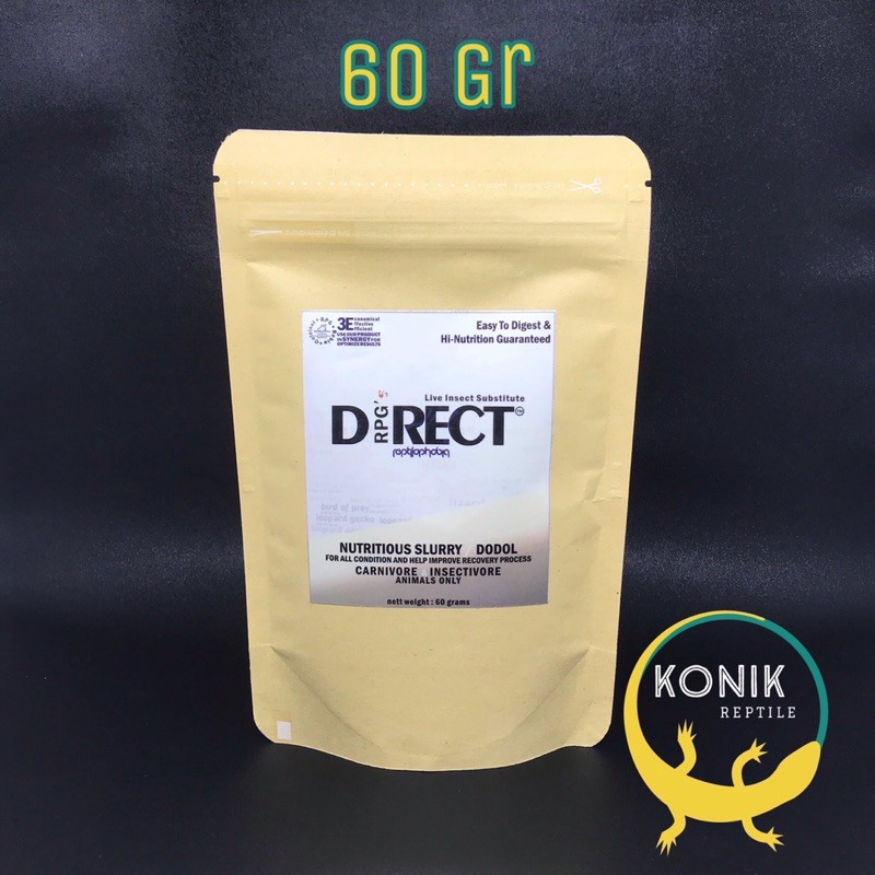 RPG Direct 60 gr Premix / Bubur / Pakan Pengganti Serangga Jangkrik Ulat Hongkong