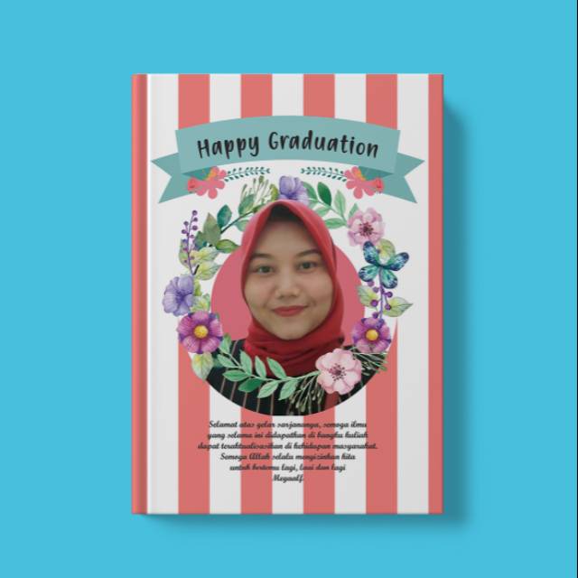 

Notebook custom hadiah wisuda