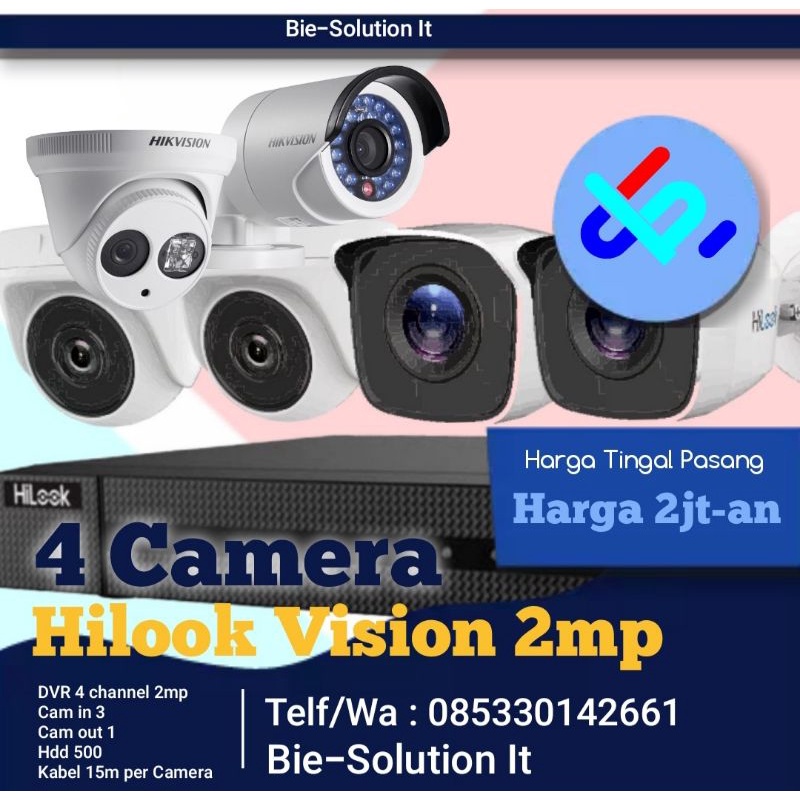 CCTV 4 KAMERA 2MP HILOOK