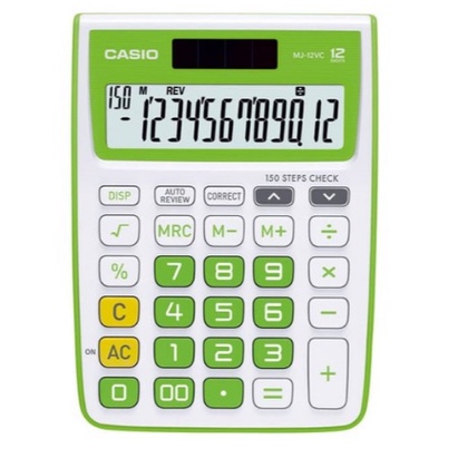 

ORIGINAL CASIO MJ-12VCB - KALKULATOR TOKO/DAGANG - FUNGSI CEK - 12 DIGIT