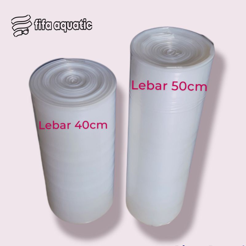 Plastik PE roll 10kg packing ikan