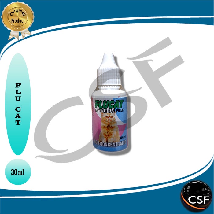 Obat anti flu dan pilek kucing - FLUCAT drop 30 ml