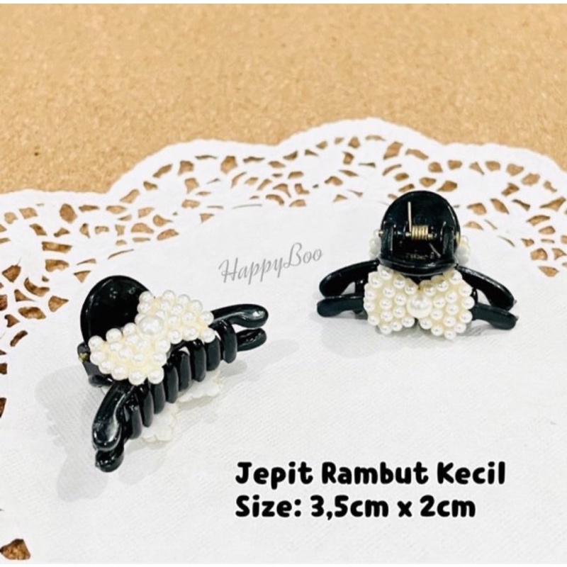 jepit rambut medium permata mutiara mipi jepit rambut kecil poni jepit  kutu