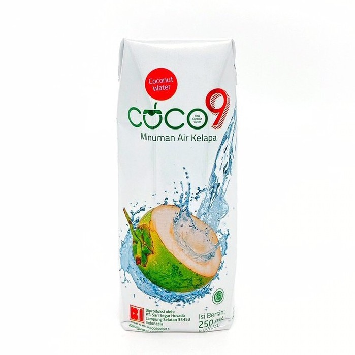 

COCO 9 Coconut Water 250ml Minuman Air Kelapa barcode 8993093666227 Not Hydrococo