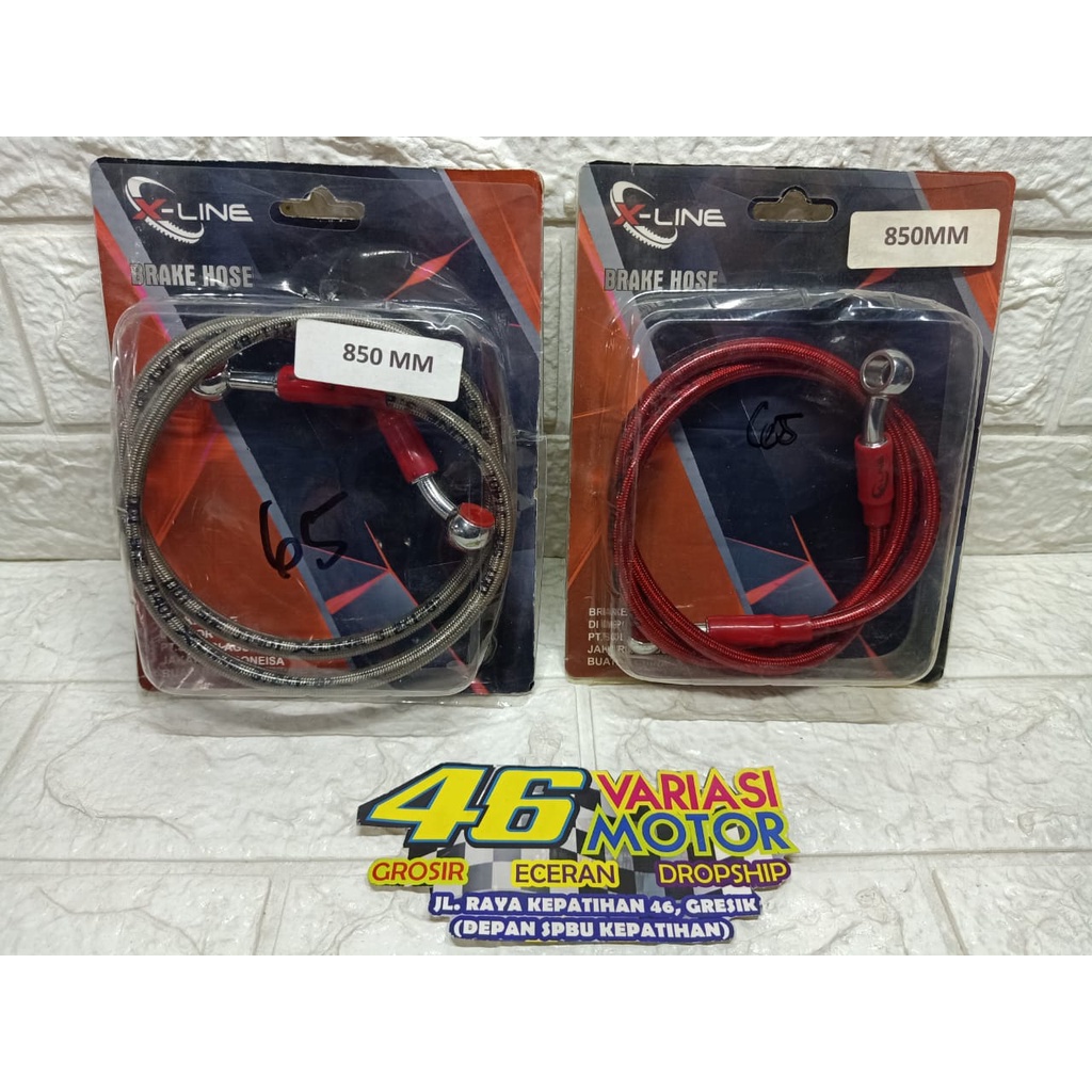 SELANG REM KABEL REM 850MM 85CM XLINE