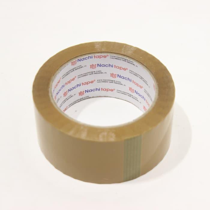 Lakban Coklat OPP Tape Plakban Isolasi Solasi Selotip 2 inch 2inch 2&quot; 100y 100 yard