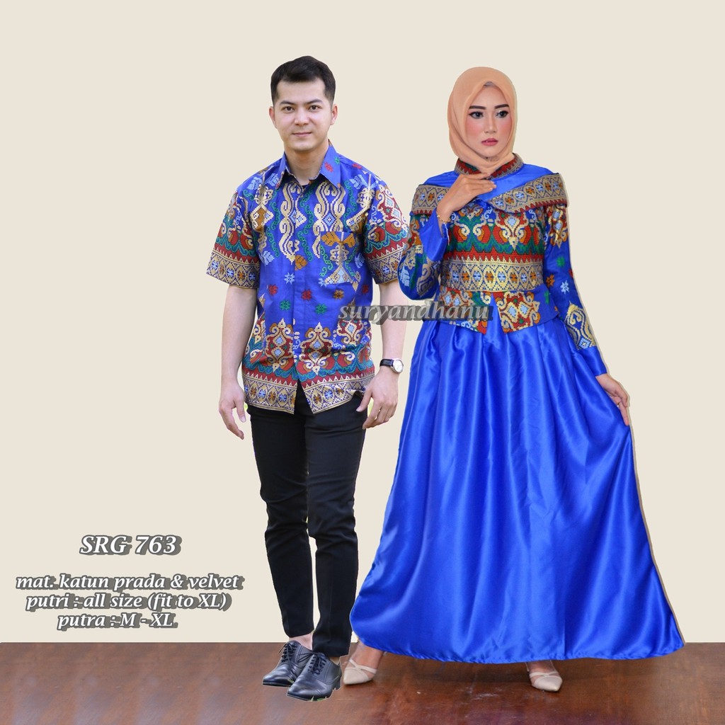 BEST SELLER !! BATIK COUPLE GAMIS BELVANIA Cleopatra 2 SRG 763