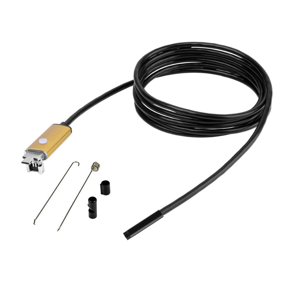 Kamera Endoscope OTG Waterproof HD 7mm 480P 2M - AN98A - Black