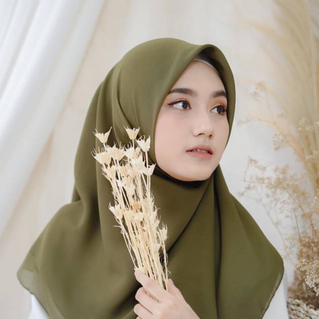  Hijab  Bella  Polycotton PREMIUM BELLA  SQUARE  PREMIUM 