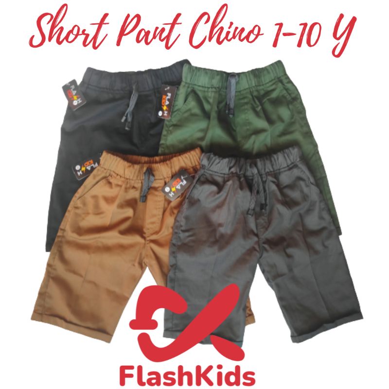 Flashkids Celana Anak Pendek Laki cewek 1-10 Tahun Unisex Premium