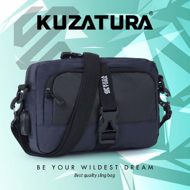 Tas Selempang Pria Tahan Air Terbaru Keren Sylish Premium | Tas Slingbag Sling Bag Lucid Original | Tas Salempang Distro Anti Air Waterproof Tourer Shoulder Bag