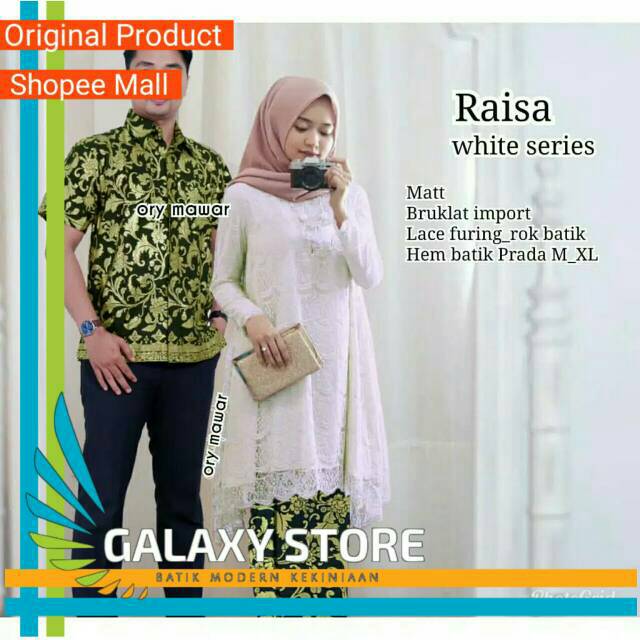 Raisa Kebaya Modern Baju Couple Untuk Pesta Pernikahan Baju Resepsi Pernikahan Modern model Gamis