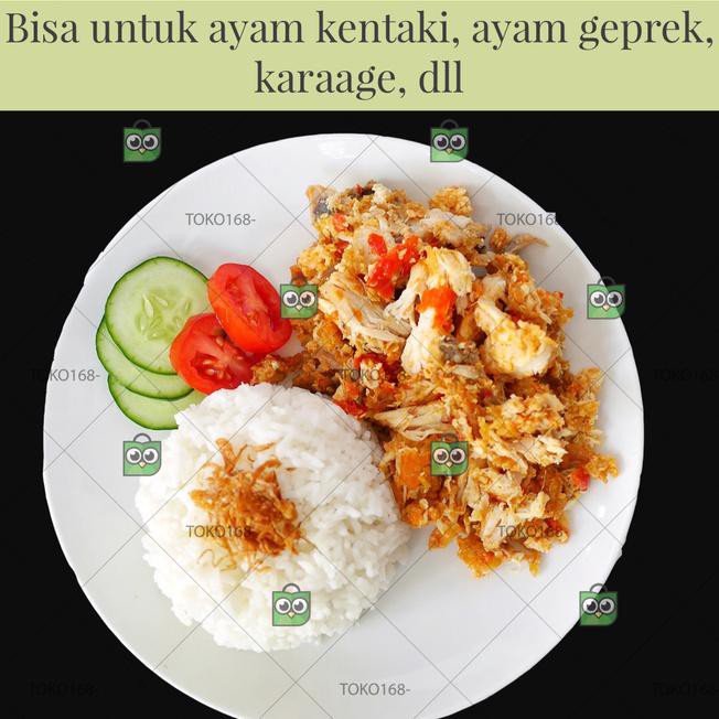 

1Um5 Tepung & Marinasi Siap Pakai Fried Chicken 1 Kg Haih