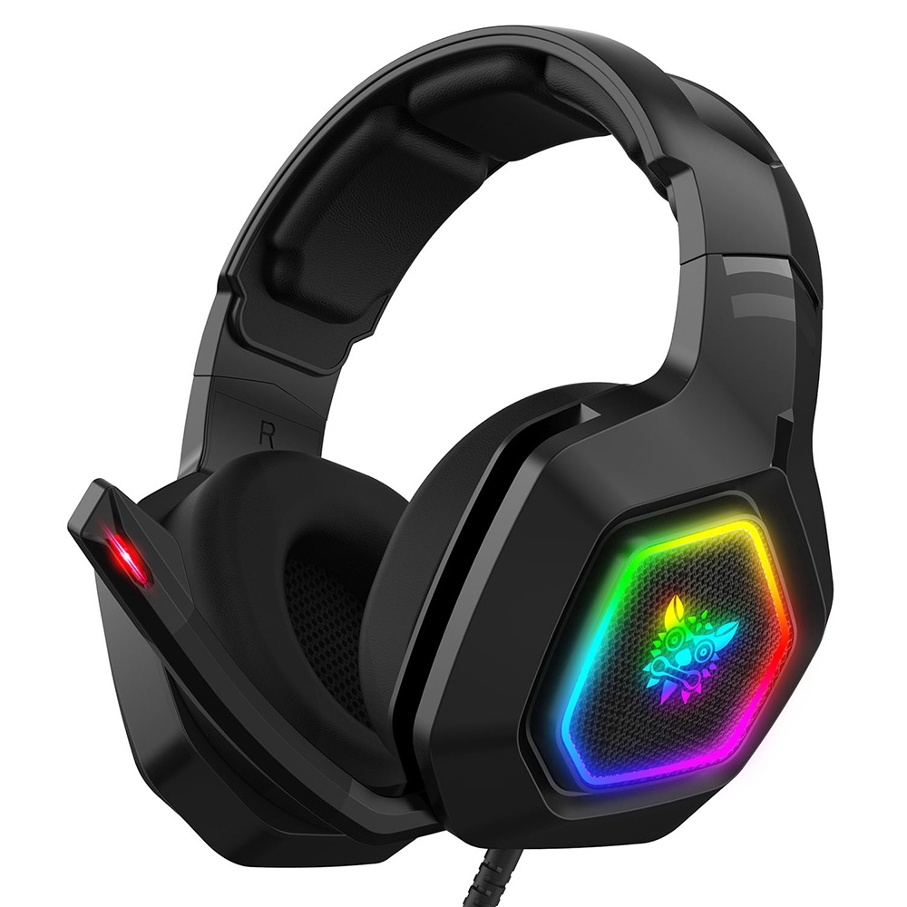 Onikuma K10 Headset Gaming Kabel RGB Dengan Mic Untuk Komputer PS4 XBOX