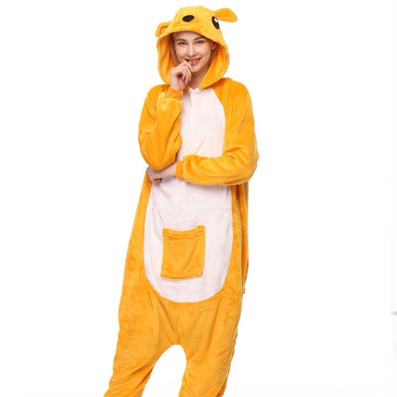 KOSTUM KANGURU KANGROO BAJU ONESIE PIYAMA COSPLAY BAJU TIDUR