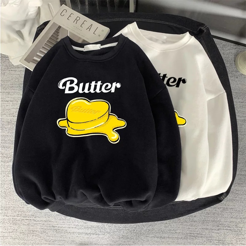 Hoodie KPop BTS Butter Murah Tebal Sweater Butter M XXL Wanita Dewasa Oversize Jaket Hodie Butter Anak Perempuan Jimin Taehyung Hoodie Bangtanboys Butter Hodie BTS Butter Original Terbaru Jaket BTS Butter Army Bangtan Boy KPop BTS