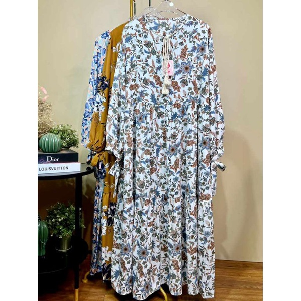 midi dress zara tasel tacel dsk dusk