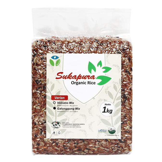 

BERAS- SUKAPURA - BERAS MIX 1KG - BERAS ORGANIK -UNGGULAN.