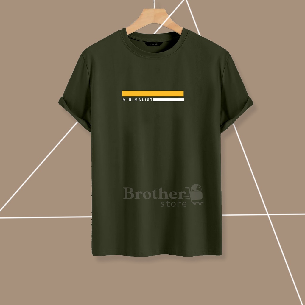 BROTHER STORE - Kaos Distro Pria - KAOS COWOK CEWEK - Kaos Kata Kata - Articel 7MM Premium