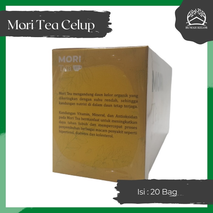 

B06 Teh Celup Daun Kelor Asli Moritea, Isi 20 Bag 100% Organik Gg054S