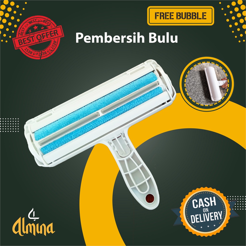 CatLover Pembersih bulu kucing Pembersih bulu hewan-Biru