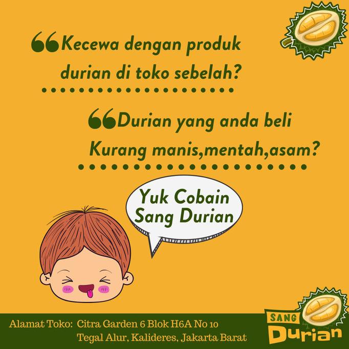 

MAKANAN BEKU / TER ENAK SANG DURIAN MONTONG PALU / DURIAN KUPAS MONTHONG PALU 500GRAM NON COD