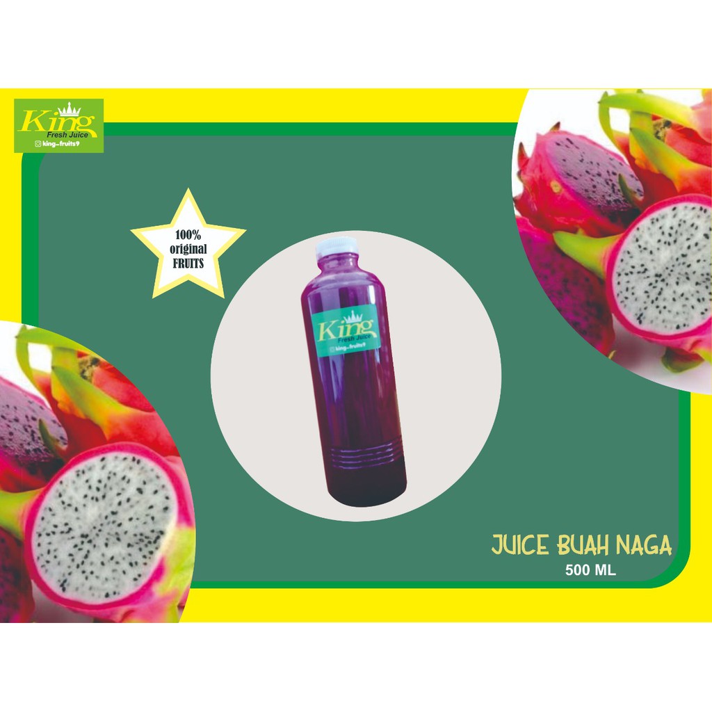 

Jus buah naga 500 ml