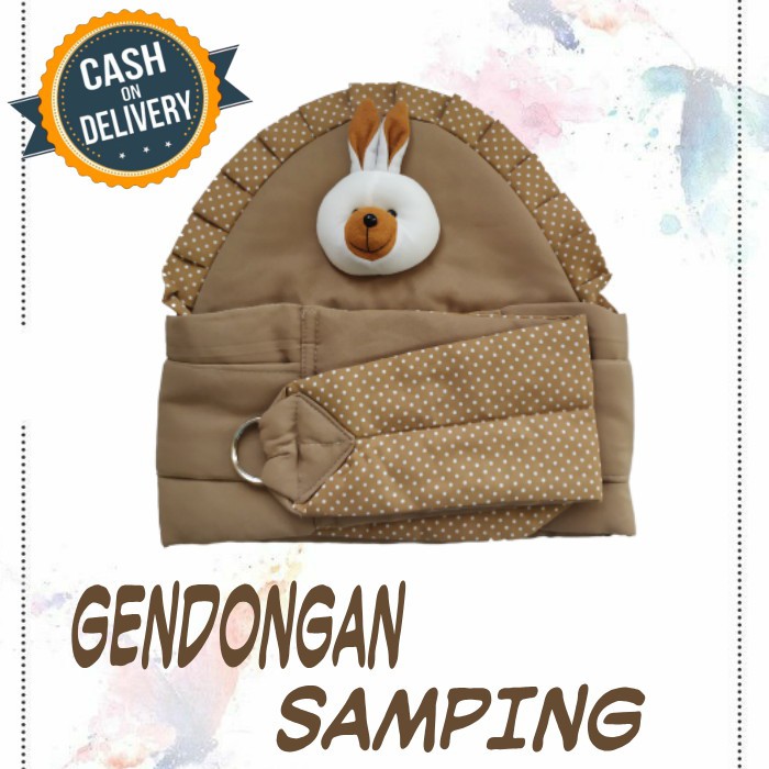 Gendongan Bayi Samping + Topi Kudung Kepala VARIASI BONEKA