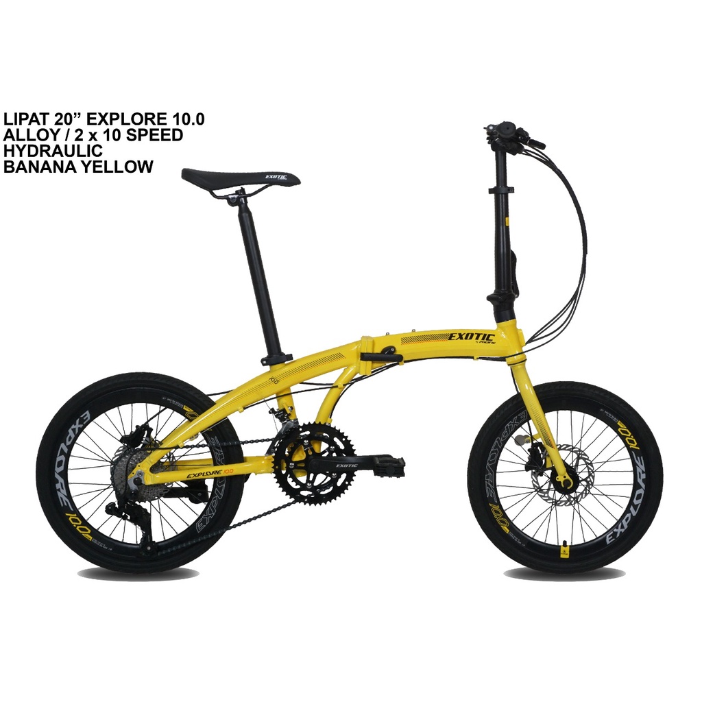 SEPEDA LIPAT 20" EXOTIC EXPLORE 10.0 VT