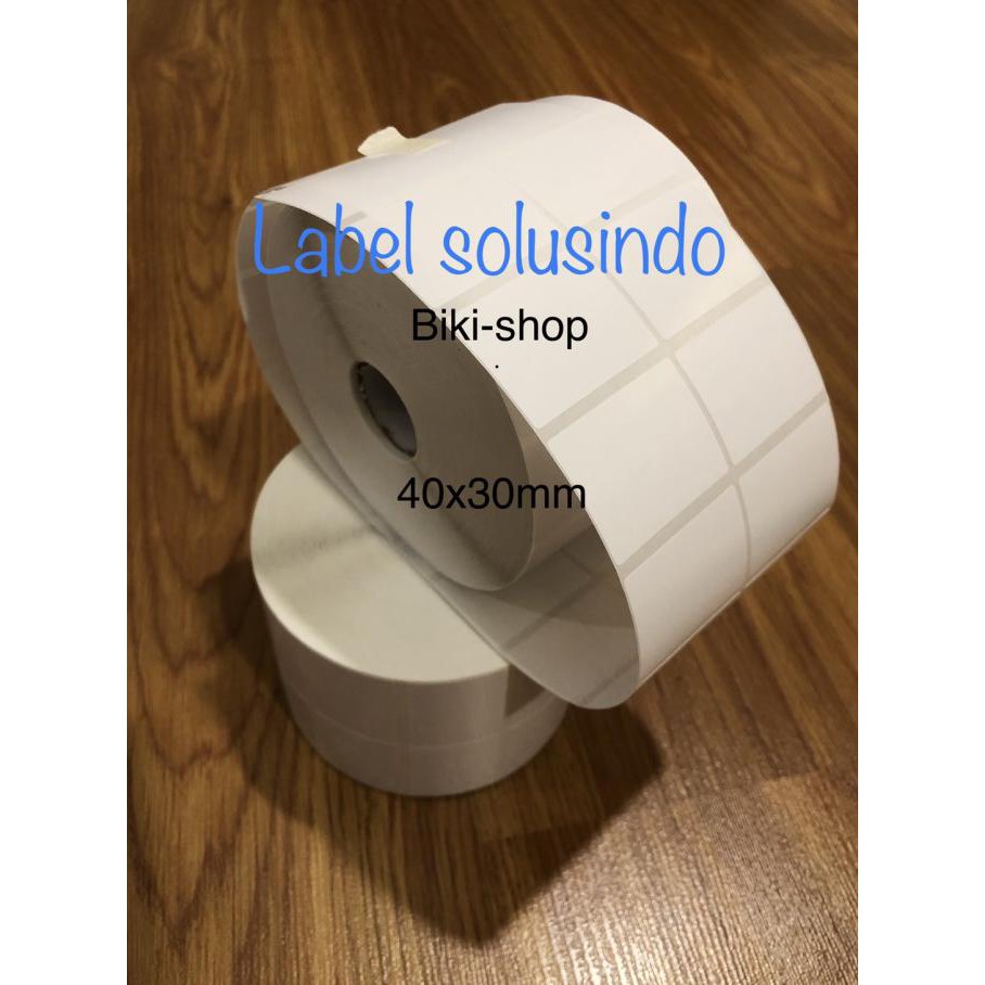 

[[BISA COD]] Label barcode polos semicoat 40x30 mm NEW Kode 1352