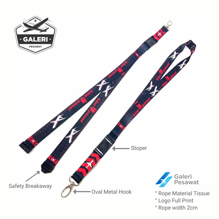 

Cuci Gudang Lanyard / Gantungan Id Card Lion Parcel Murah
