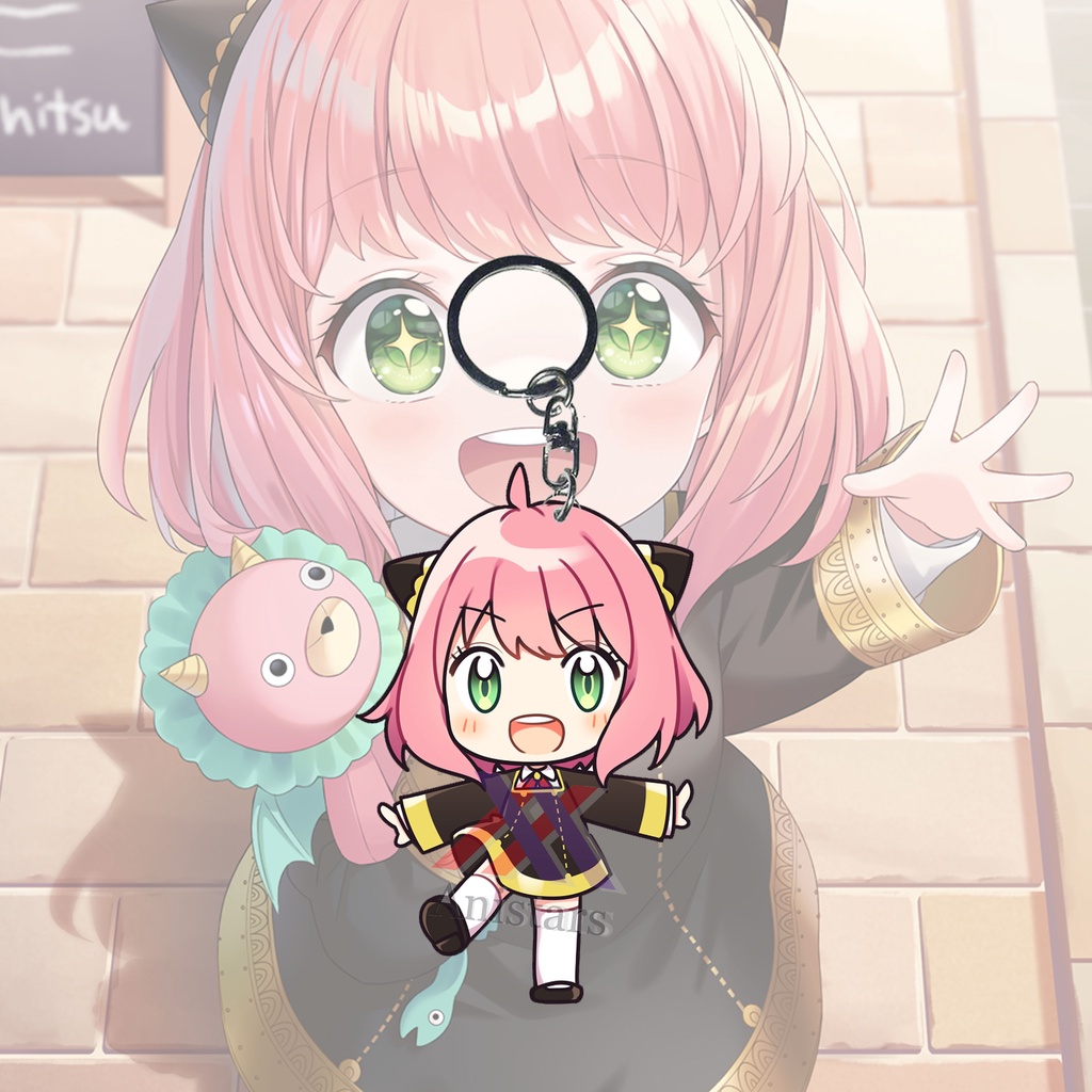Gantungan Kunci  Anya Forger 04 Spy x Family - Key Chain - Souvenir - Anime - Ganci - Ganci Anime