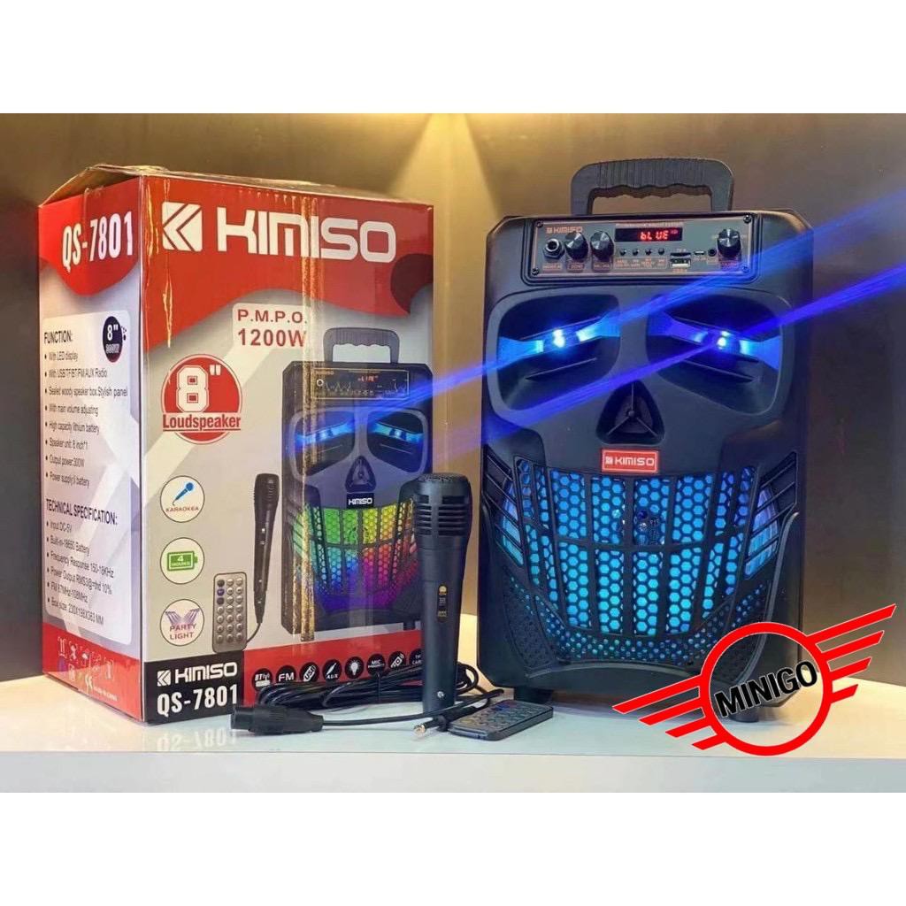 new~Speaker Karaoke Bluetooth - Speaker Bluetooth KIMISO QS-780 /KMS-3381/QS-3603