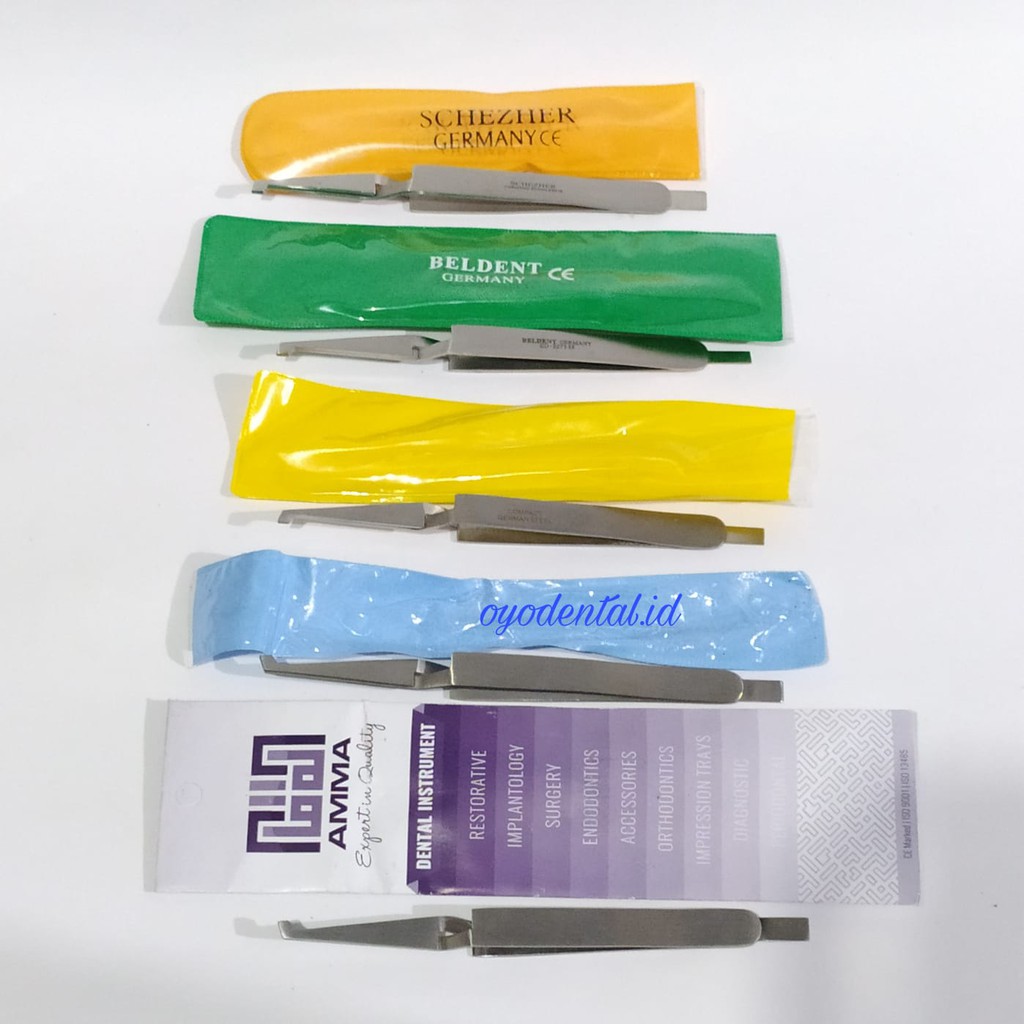 Dental pinset bracket holder alat pasang bracket behel gigi