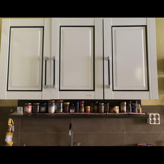 Kitchen Set Atas/Rak/Lemari Gantung 3 Pintu Rak Bumbu Kca 5113 Vivibrown0327Out