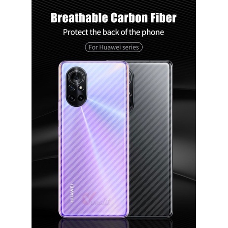 HUAWEI NOVA 9 BACK SKIN CARBON GARSKIN ANTI GORES BELAKANG