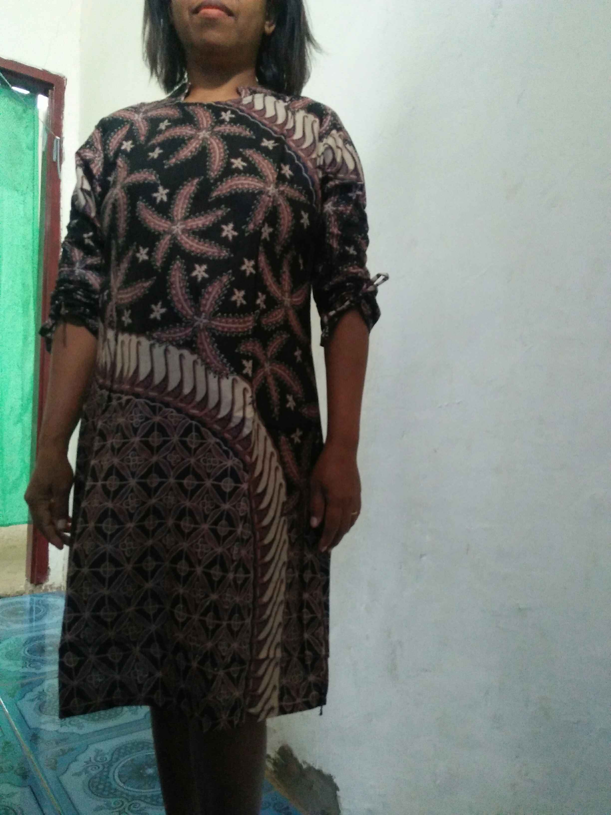 Batik Tunik Cindrawasih Atasan Baju Kerja Cassual Modis Trend Wanita