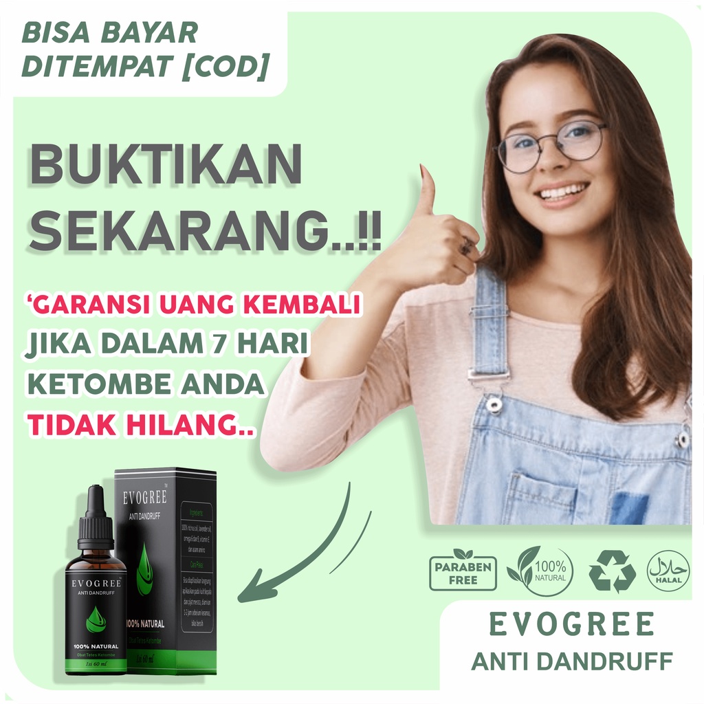 SERUM OBAT KETOMBE BERKERAK DAN GATAL  AMPUH HILANG DALAM 7 HARI | EVOGREE ANTI DANDRUFF